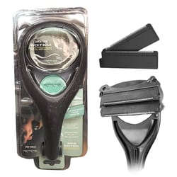 mens back shaver with long handle – foldable body hair remover razor for back, legs & chest