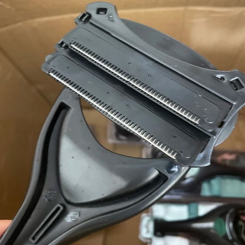 Mens Back Shaver With Long Handle Foldable Body Hair Remover Razor For Back Legs Chest 3