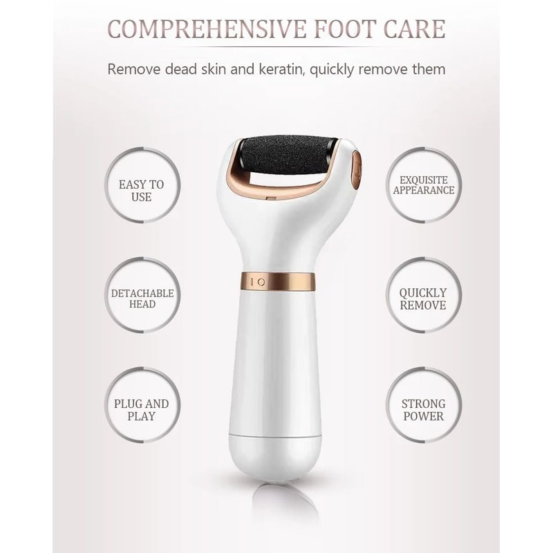 Electric Foot File Callus Remover Foot Care Pedicure Machine For Hard Dry Skin Dead Skin Cracked 14