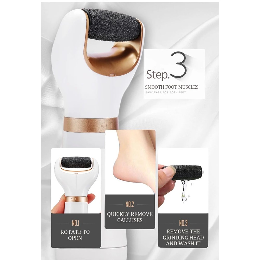 Electric Foot File Callus Remover Foot Care Pedicure Machine For Hard Dry Skin Dead Skin Cracked 8