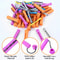 50 Pcs Cold Wave Perm Rods 5 Sizes Hair Rollers Curlers Set For DIY Perm Spiral Curls Voluminous 1