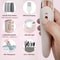 Electric Callus Remover For Feet Rechargeable Foot File Kit W 10 Replacement Roller Heads 2