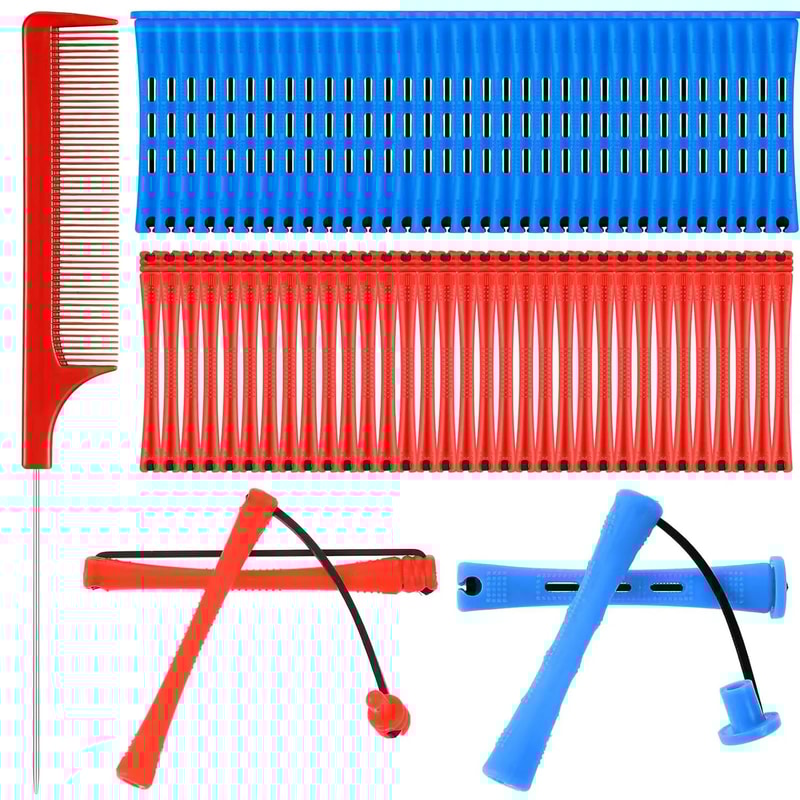 72 Pcs Hair Perm Rods Set 6 Sizes Cold Wave Perming Rod Curling Rollers For Short Hair And Steel T 6