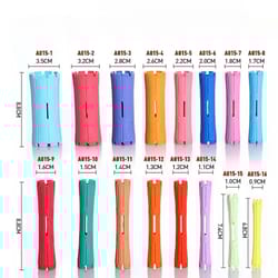 heatless hair perm rods and cold wave curling rollers set – plastic perming rod curlers, steel pintail comb