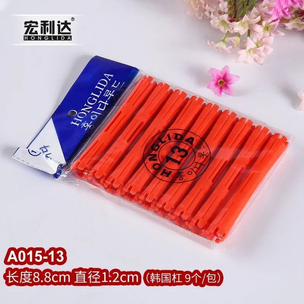 Heatless Hair Perm Rods And Cold Wave Curling Rollers Set Plastic Perming Rod Curlers Steel Pintai 15