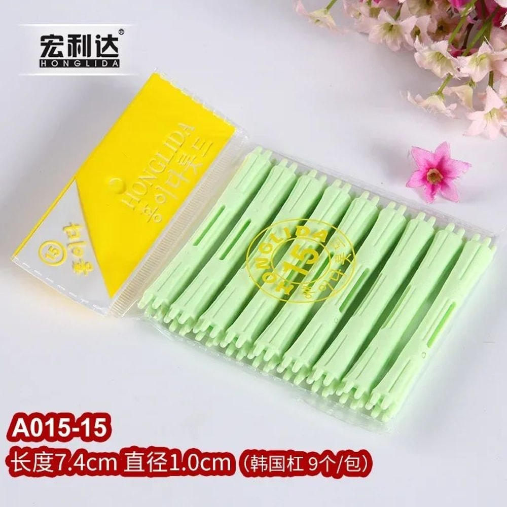 Heatless Hair Perm Rods And Cold Wave Curling Rollers Set Plastic Perming Rod Curlers Steel Pintai 12