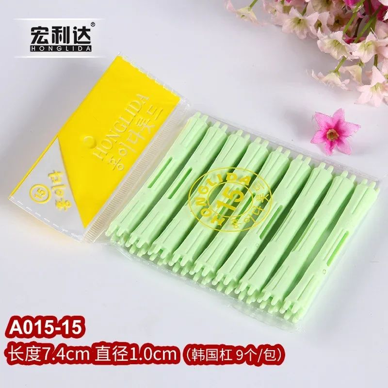 Heatless Hair Perm Rods And Cold Wave Curling Rollers Set Plastic Perming Rod Curlers Steel Pintai 12