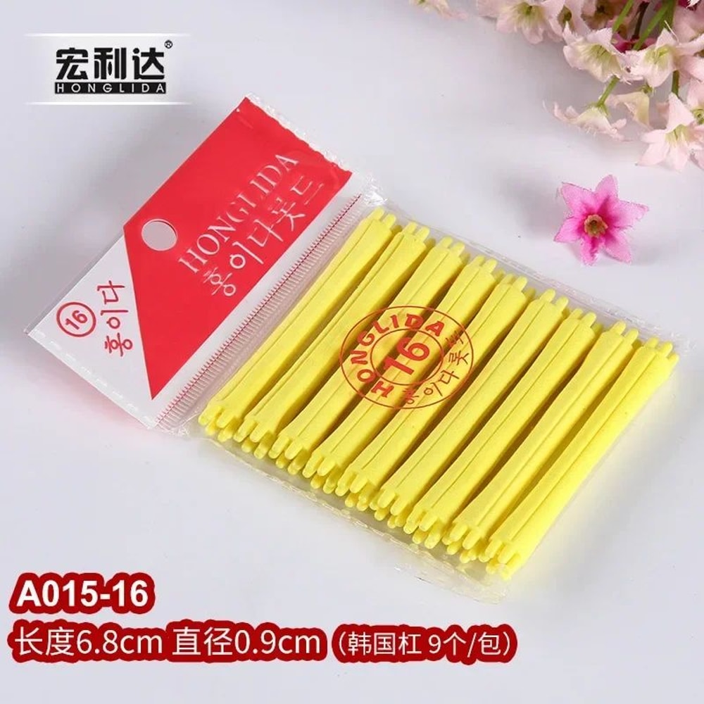 Heatless Hair Perm Rods And Cold Wave Curling Rollers Set Plastic Perming Rod Curlers Steel Pintai 6