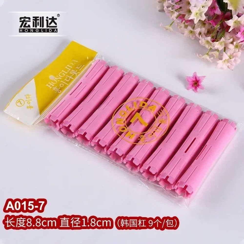 Heatless Hair Perm Rods And Cold Wave Curling Rollers Set Plastic Perming Rod Curlers Steel Pintai 16