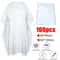 100 Pcs Disposable Hair Salon Capes Waterproof PE Barber Cloth For Haircut Coloring Perm And Styli 0