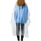 100 Pcs Disposable Hair Salon Capes Waterproof PE Barber Cloth For Haircut Coloring Perm And Styli 2