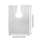 100 Pcs Disposable Hair Salon Capes Waterproof PE Barber Cloth For Haircut Coloring Perm And Styli 7
