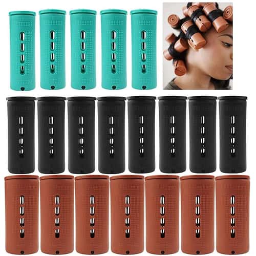 20 Pcs Extra Large Perm Rods for Natural and Long Hair – Cold Wave Curling Rollers for Big Curls and Volume