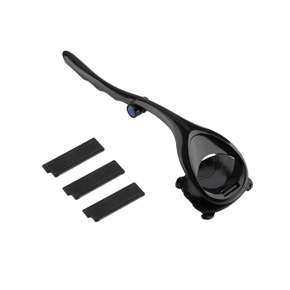 B8 Mens Back Shaver Long Handle Foldable Manual Back Hair Remover For Smooth Body Hair Removal 6