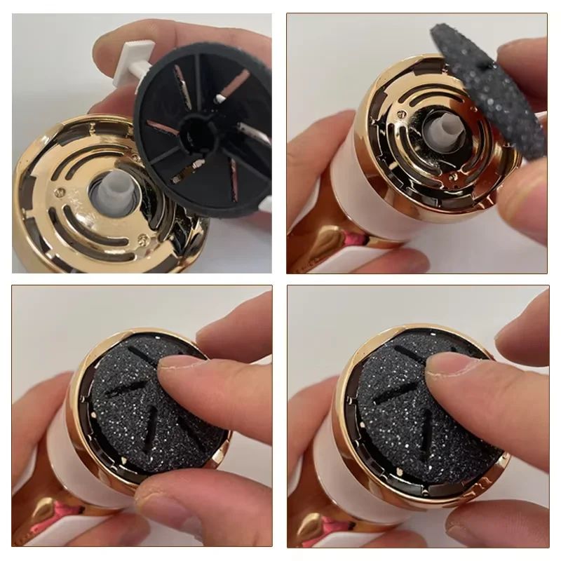 8 Pcs Callus Remover Roller Refills Replacement Foot File Heads For Hard Dead Skin Pedicure Foot C 2