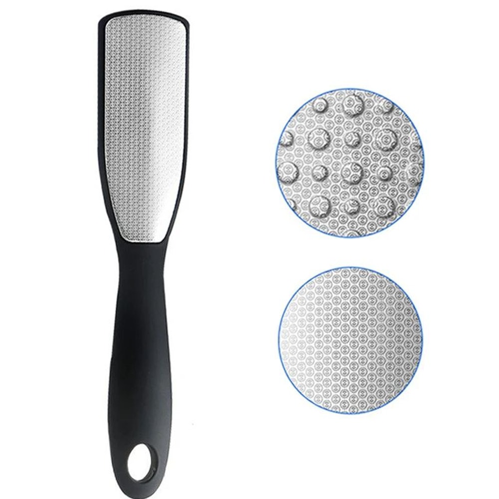 DoubleSided Stainless Steel Foot File Hard Dead Skin Rasp Callus Remover For Smooth Heels Pedicur 7