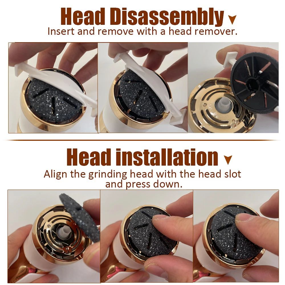 24 Pcs Electric Foot File Sandpaper Discs Replacement Pedicure Sanding Pads For Callus Remover Mac 2