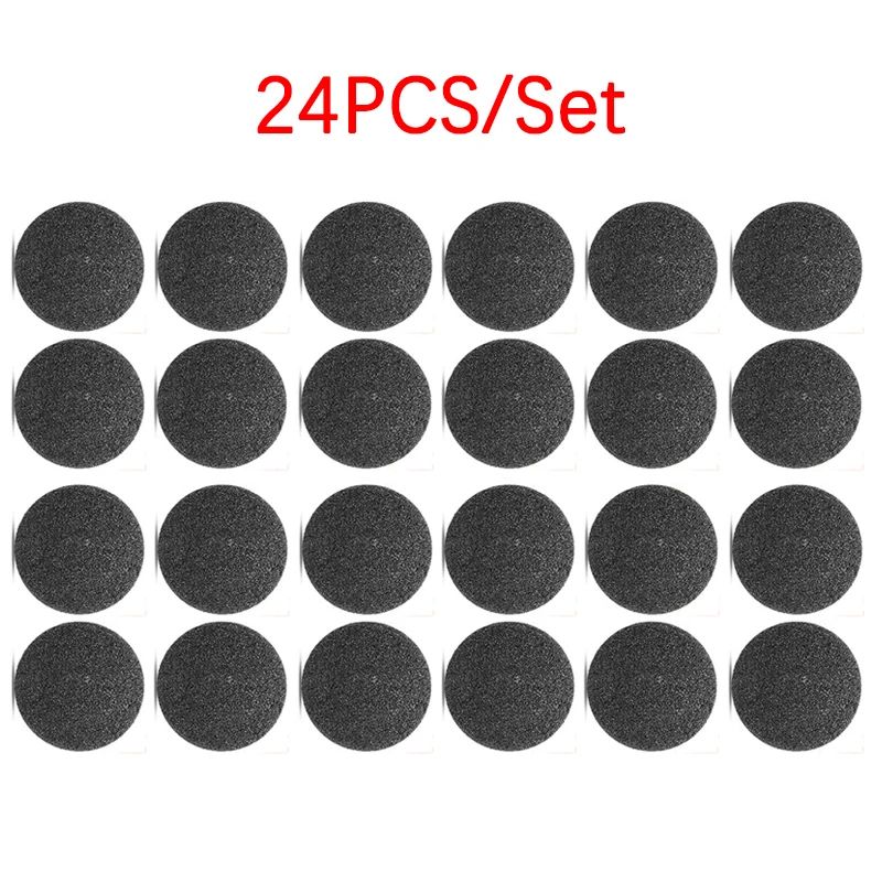 24 Pcs Electric Foot File Sandpaper Discs Replacement Pedicure Sanding Pads For Callus Remover Mac 7