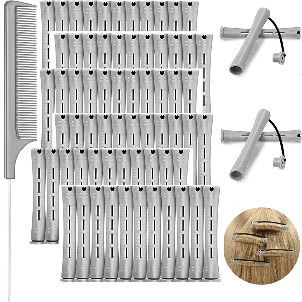 60 Pcs Cold Wave Perm Rods Set SalonGrade Hair Perm Rollers For LongLasting Curls Professional Cu 8