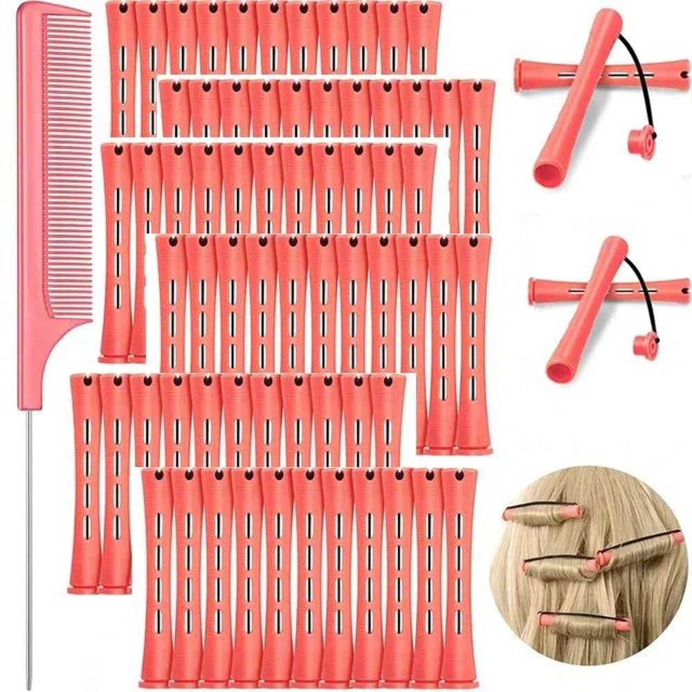 60 Pcs Cold Wave Perm Rods Set SalonGrade Hair Perm Rollers For LongLasting Curls Professional Cu 9