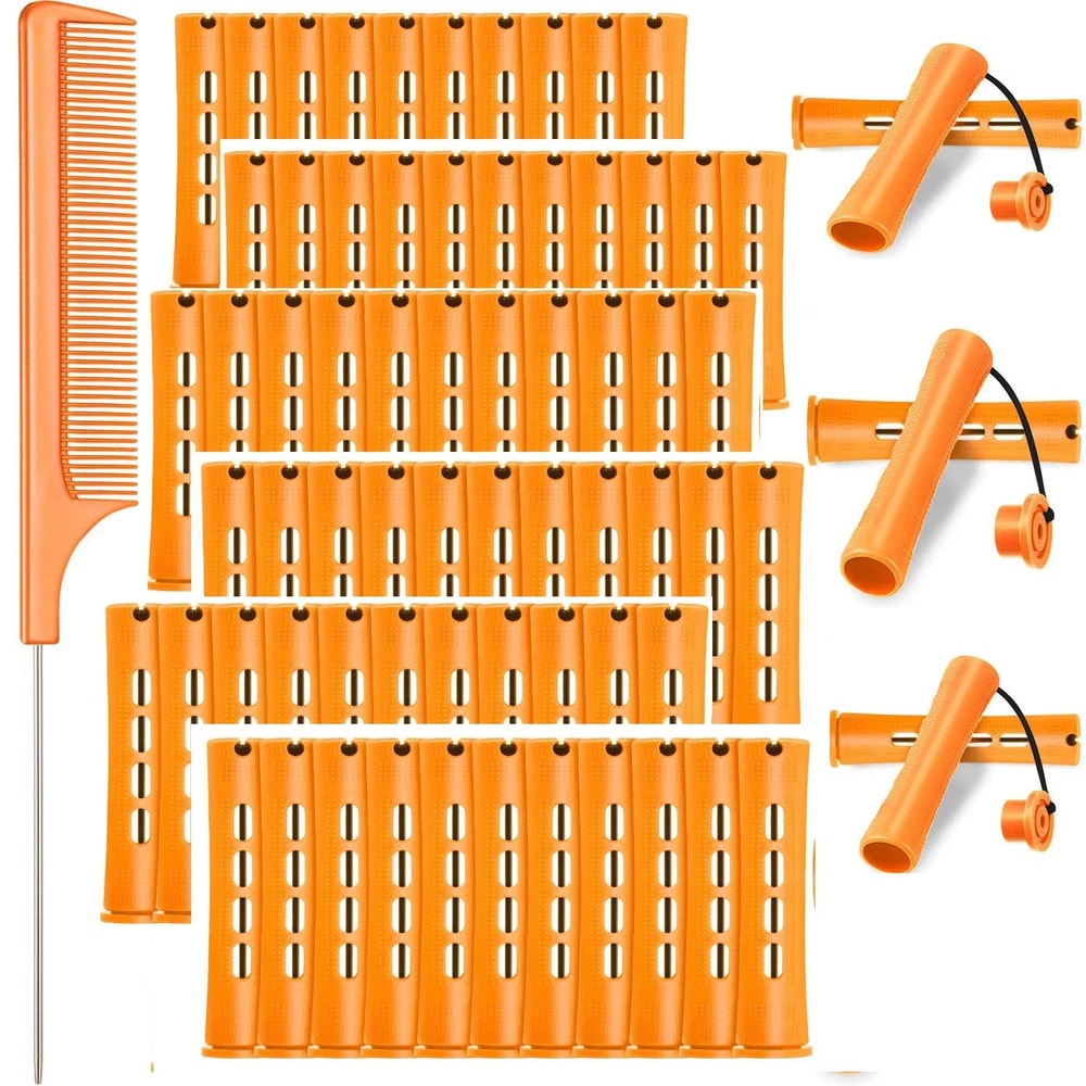 60 Pcs Cold Wave Perm Rods Set SalonGrade Hair Perm Rollers For LongLasting Curls Professional Cu 12