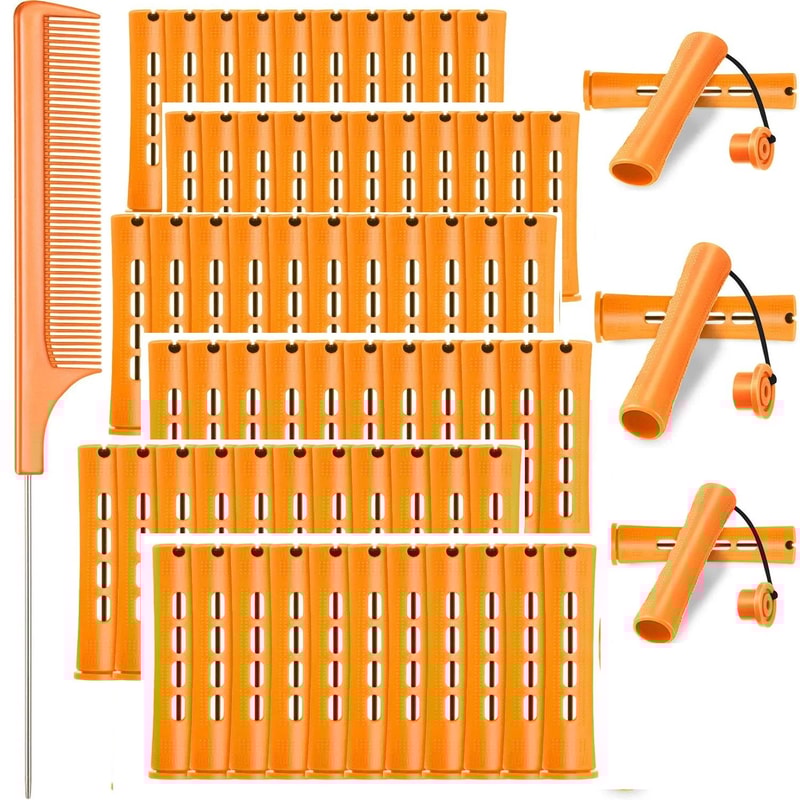 60 Pcs Cold Wave Perm Rods Set SalonGrade Hair Perm Rollers For LongLasting Curls Professional Cu 12