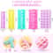 30 Pcs SelfGrip Hair Rollers SnapOn Plastic Curlers Set 5 Sizes Salon Volume Rollers For Heatless 1