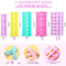 30 Pcs SelfGrip Hair Rollers SnapOn Plastic Curlers Set 5 Sizes Salon Volume Rollers For Heatless 1
