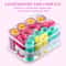 30 Pcs SelfGrip Hair Rollers SnapOn Plastic Curlers Set 5 Sizes Salon Volume Rollers For Heatless 5