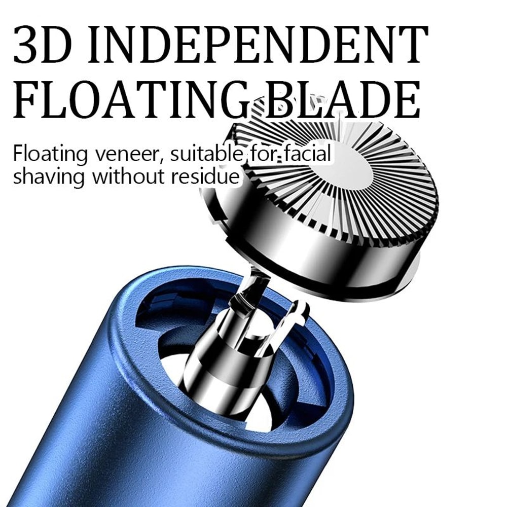 Mens Rechargeable Nose Hair Trimmer Electric Nose Ear Hair Shaver Safe Painless Precision Groomi