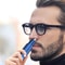 Mens Rechargeable Nose Hair Trimmer Electric Nose Ear Hair Shaver Safe Painless Precision Groomi 10