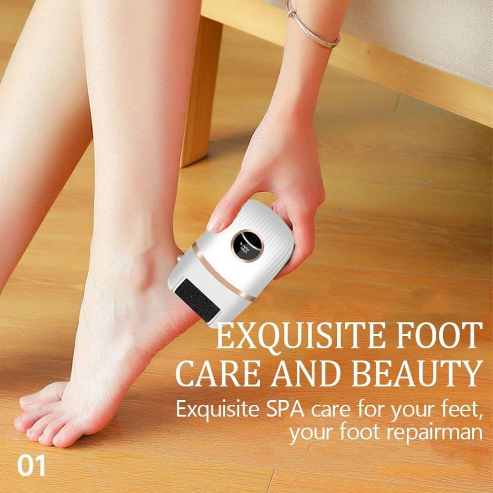 Electric Foot File Callus Remover Digital Display Foot Grinder For Dead Skin Cracked Heels Pedic 1