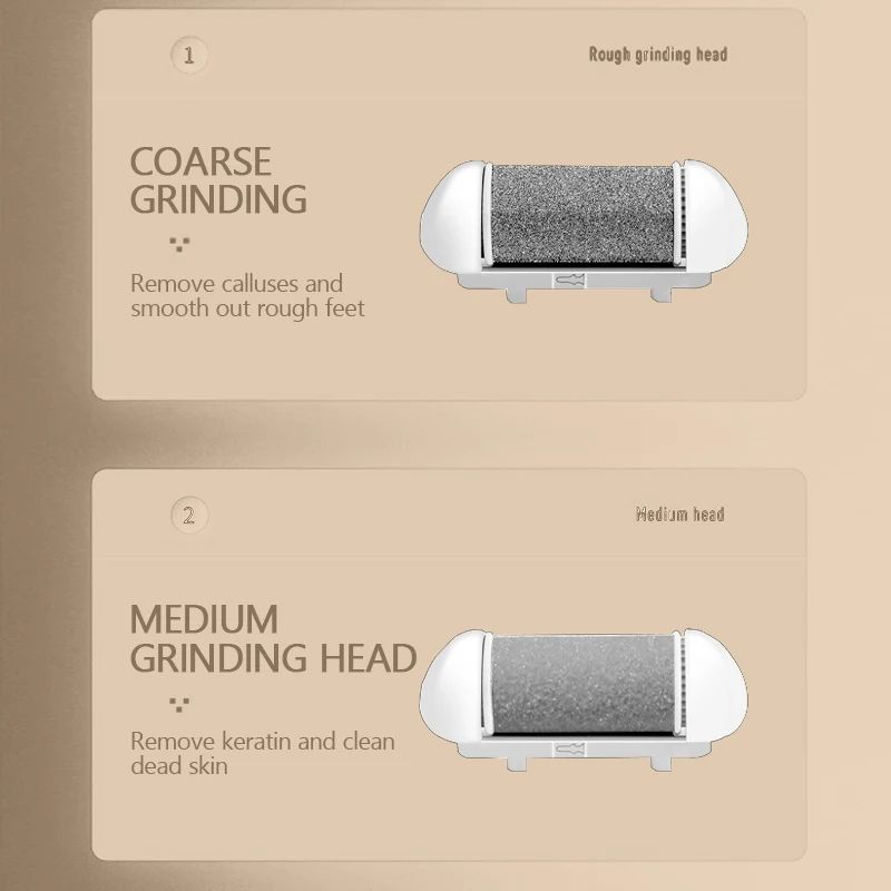 Electric Foot File Callus Remover Digital Display Foot Grinder For Dead Skin Cracked Heels Pedic 2