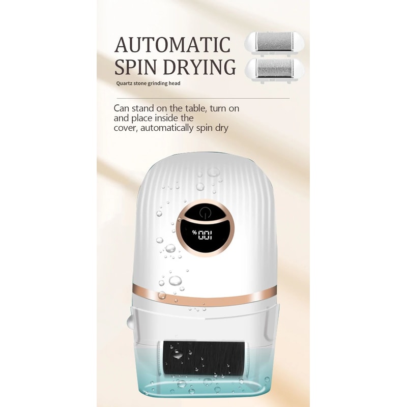 Electric Foot File Callus Remover Digital Display Foot Grinder For Dead Skin Cracked Heels Pedic 10