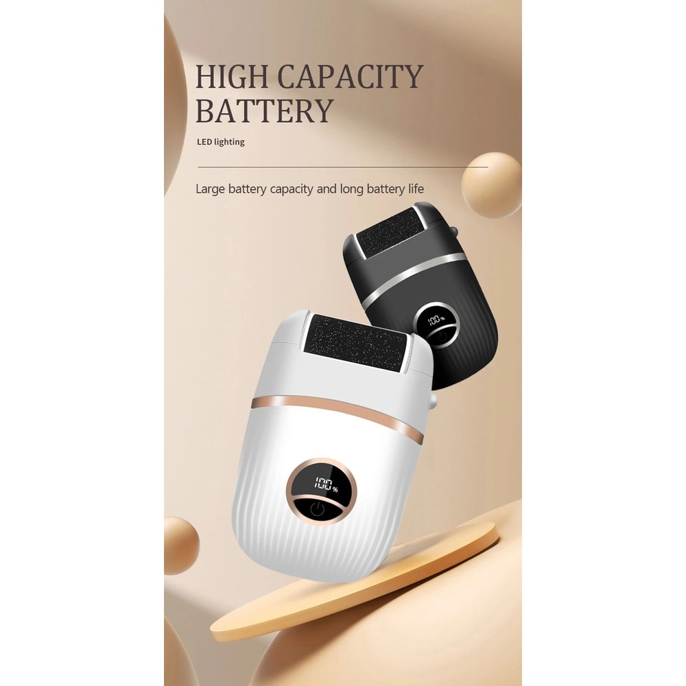 Electric Foot File Callus Remover Digital Display Foot Grinder For Dead Skin Cracked Heels Pedic 13