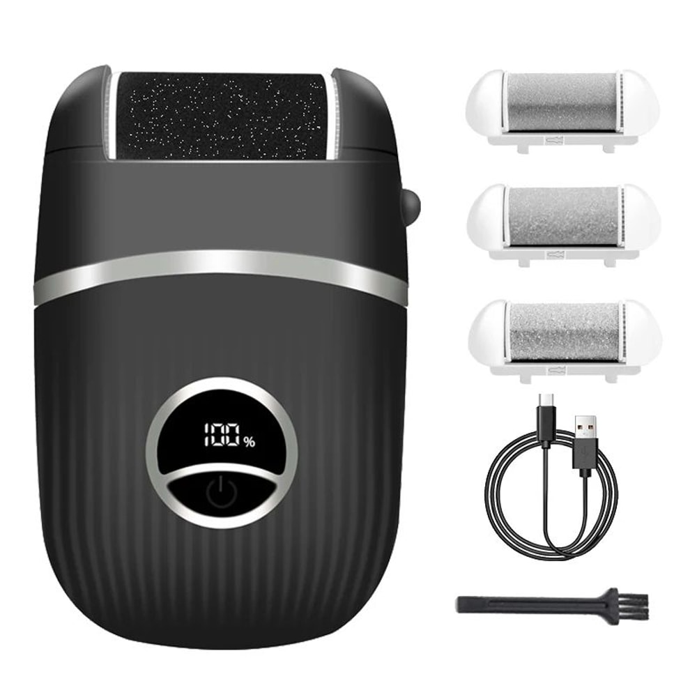 Electric Foot File Callus Remover Digital Display Foot Grinder For Dead Skin Cracked Heels Pedic 17