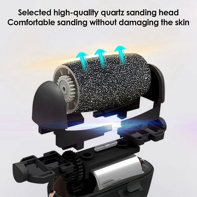 Waterproof Electric Foot Callus Remover USB Rechargeable Heel Grinder For Dead Skin Professional 3