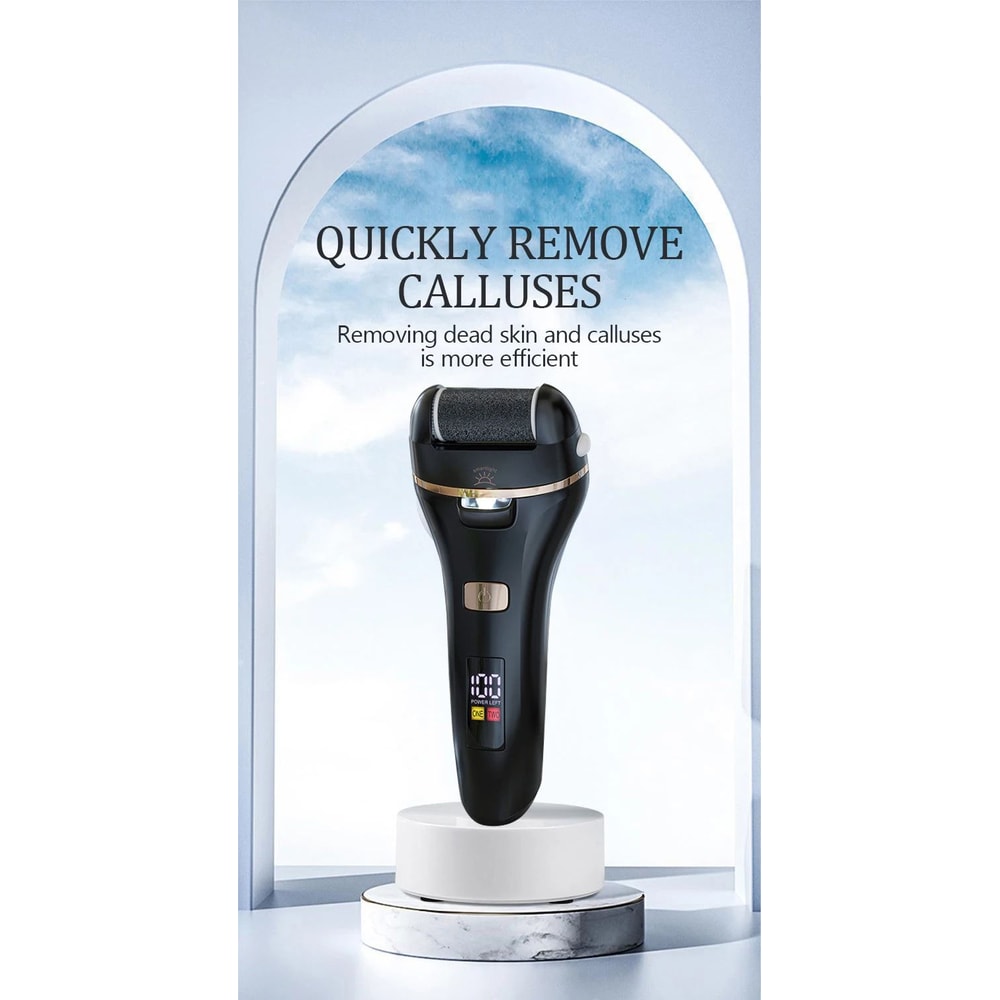 Waterproof Electric Foot Callus Remover USB Rechargeable Heel Grinder For Dead Skin Professional 16