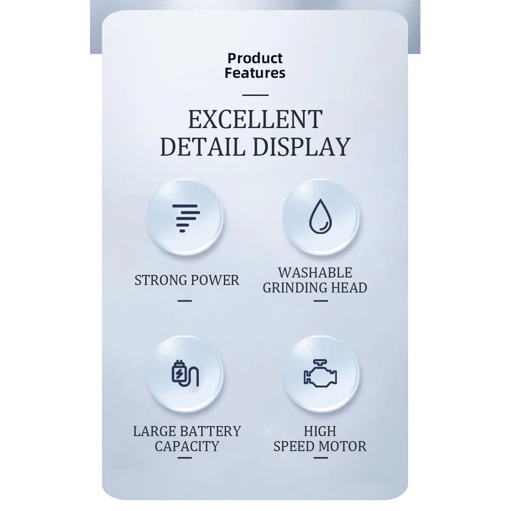 Waterproof Electric Foot Callus Remover USB Rechargeable Heel Grinder For Dead Skin Professional 17