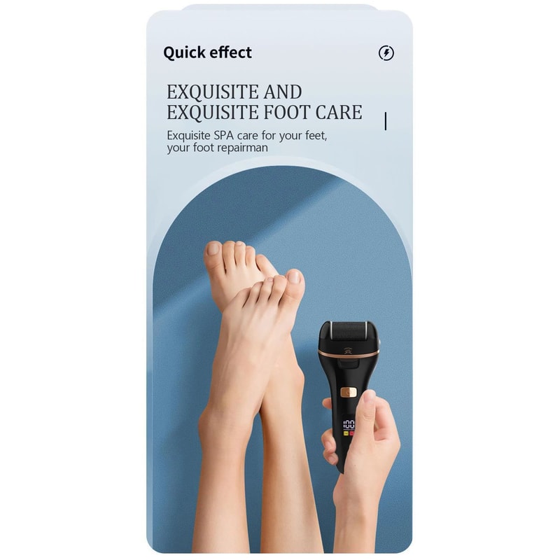 Waterproof Electric Foot Callus Remover USB Rechargeable Heel Grinder For Dead Skin Professional 18