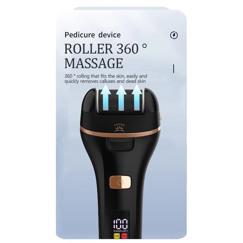 Waterproof Electric Foot Callus Remover USB Rechargeable Heel Grinder For Dead Skin Professional 20