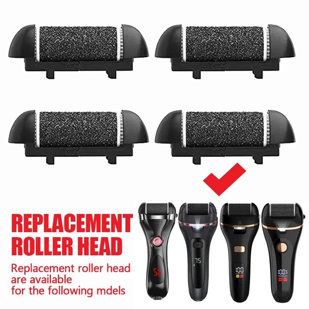 6 Pcs Foot Callus Remover Roller Refills Hard Skin Remover Replacement Heads For Cracked Heels Cal 0