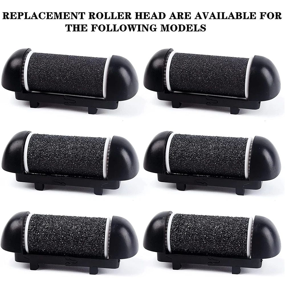 6 Pcs Foot Callus Remover Roller Refills Hard Skin Remover Replacement Heads For Cracked Heels Cal 2