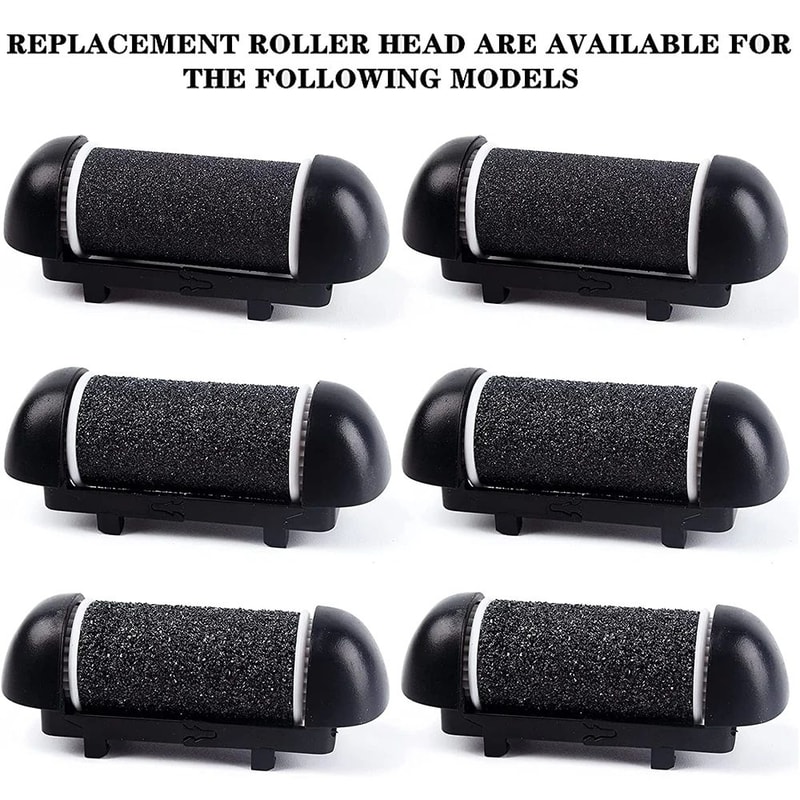 6 Pcs Foot Callus Remover Roller Refills Hard Skin Remover Replacement Heads For Cracked Heels Cal 2