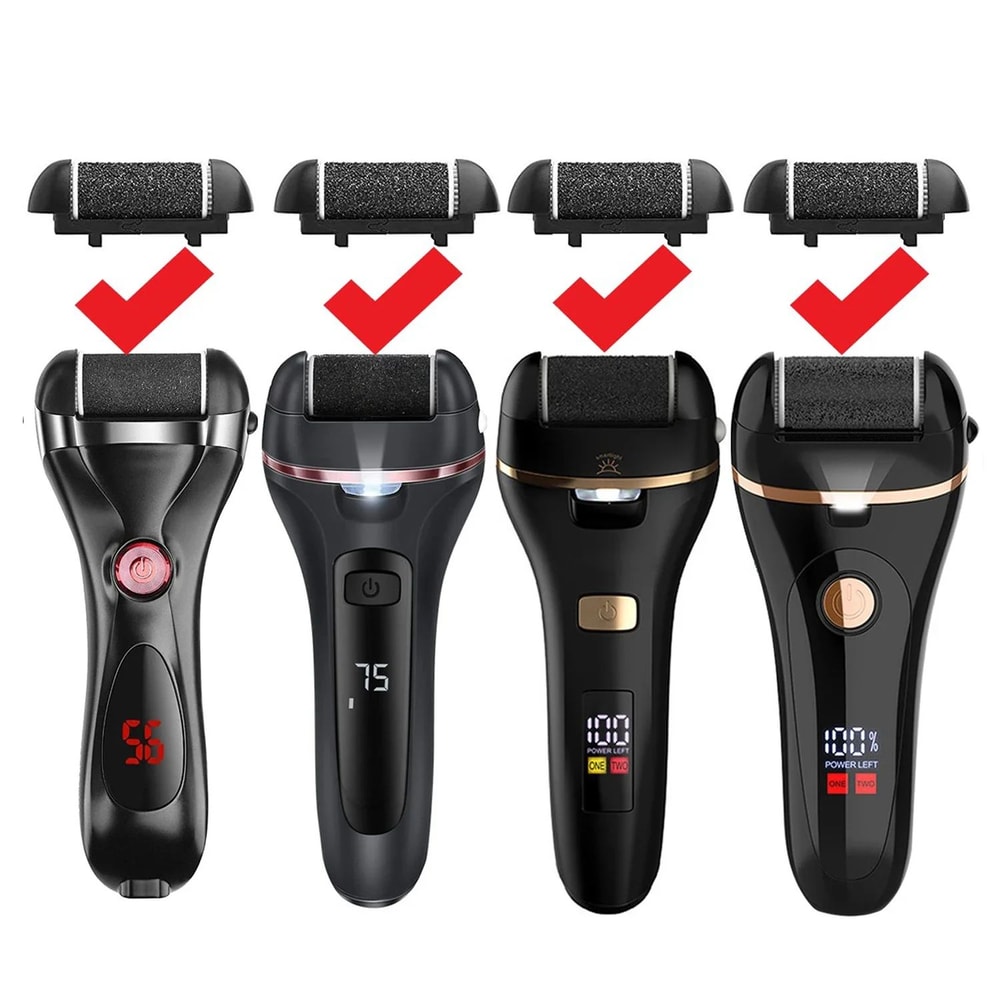 6 Pcs Foot Callus Remover Roller Refills Hard Skin Remover Replacement Heads For Cracked Heels Cal 3