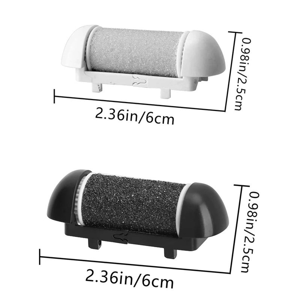 6 Pcs Foot Callus Remover Roller Refills Hard Skin Remover Replacement Heads For Cracked Heels Cal 5