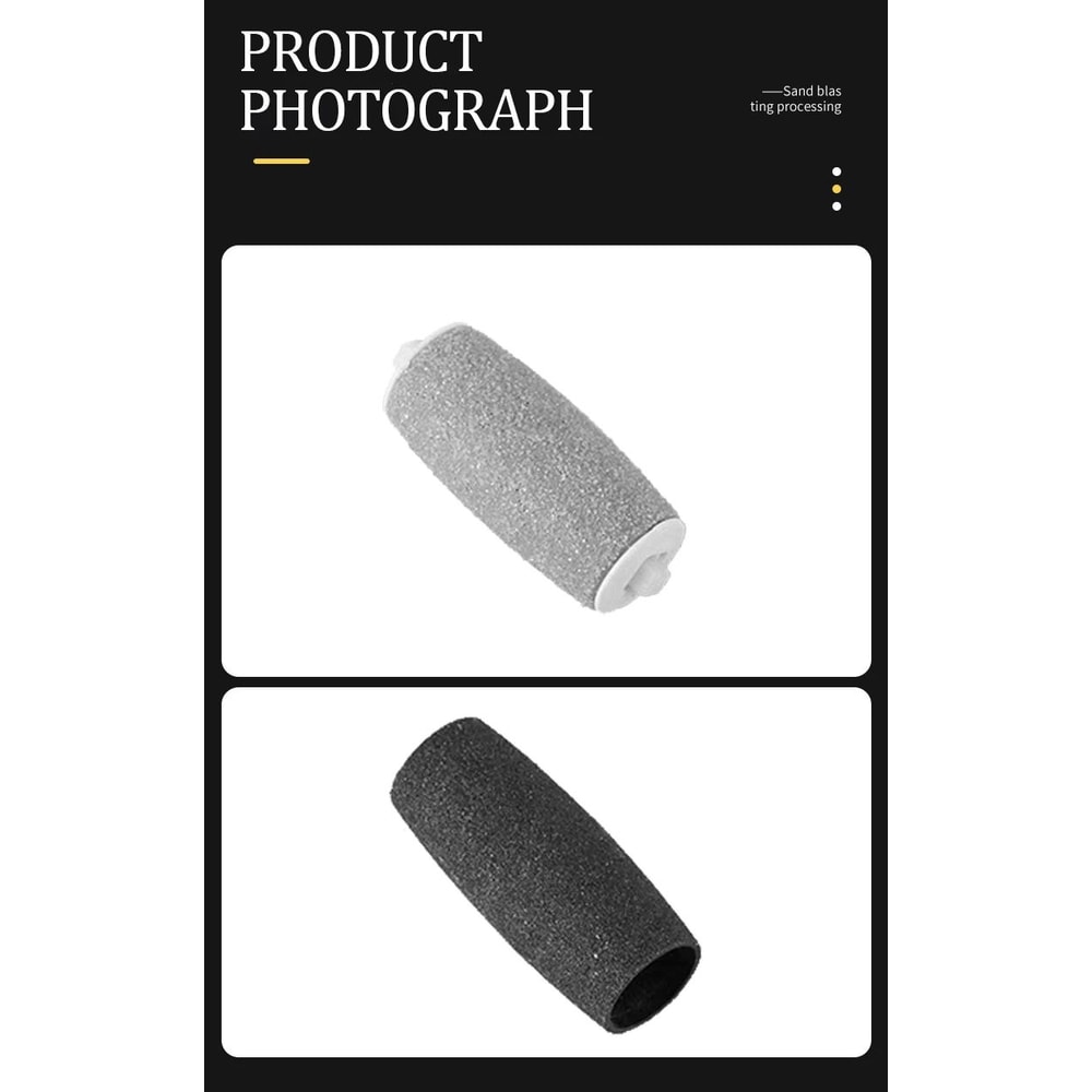 6 Pcs Foot Callus Remover Roller Refills Hard Skin Remover Replacement Heads For Cracked Heels Cal 11