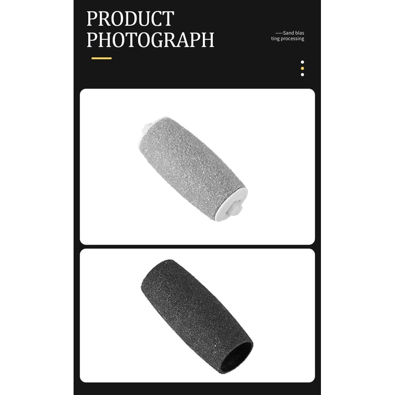 6 Pcs Foot Callus Remover Roller Refills Hard Skin Remover Replacement Heads For Cracked Heels Cal 11