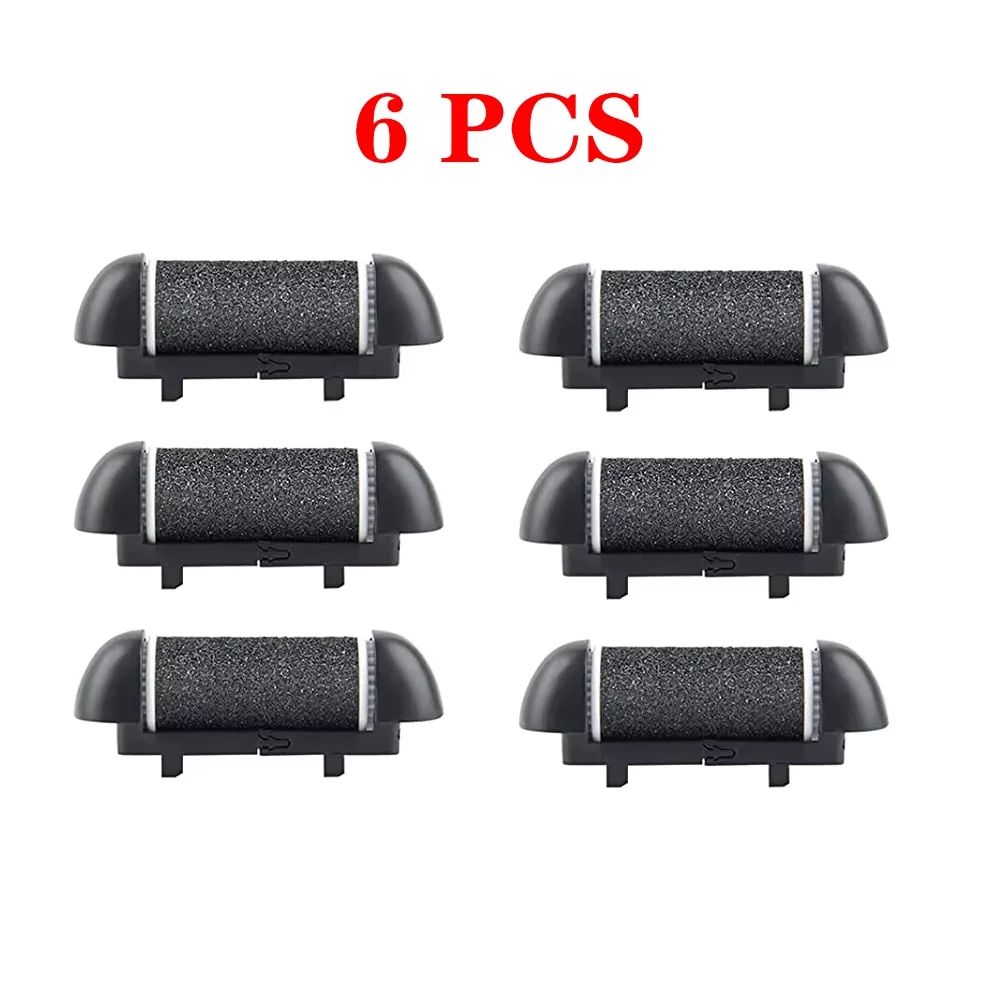 6 Pcs Foot Callus Remover Roller Refills Hard Skin Remover Replacement Heads For Cracked Heels Cal 13