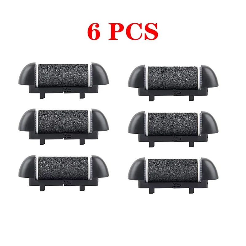 6 Pcs Foot Callus Remover Roller Refills Hard Skin Remover Replacement Heads For Cracked Heels Cal 13